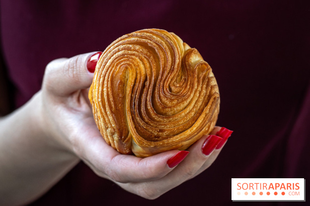 Bopain, la nouvelle boulangeries aux viennoiseries de folie -  brioche feuilletée pistache