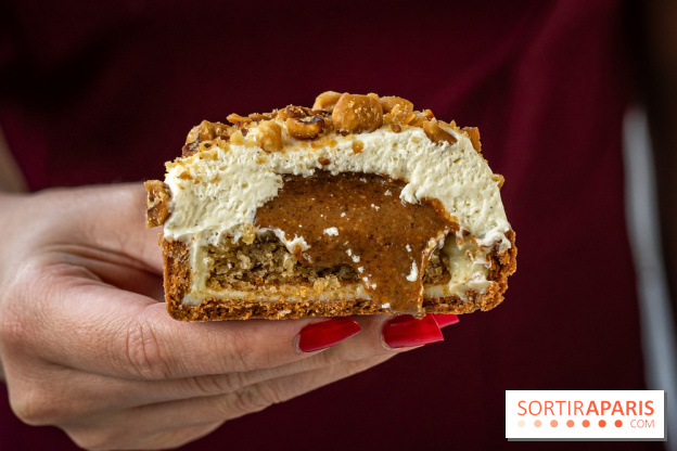 Bopain, la nouvelle boulangeries aux viennoiseries de folie -  tarte vanille - praliné noisette