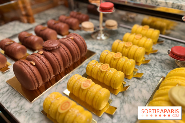 Ladurée - Bûches de Noël 2023 macarons