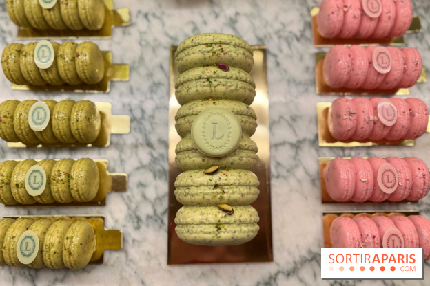Ladurée - Bûches de Noël 2023 macarons