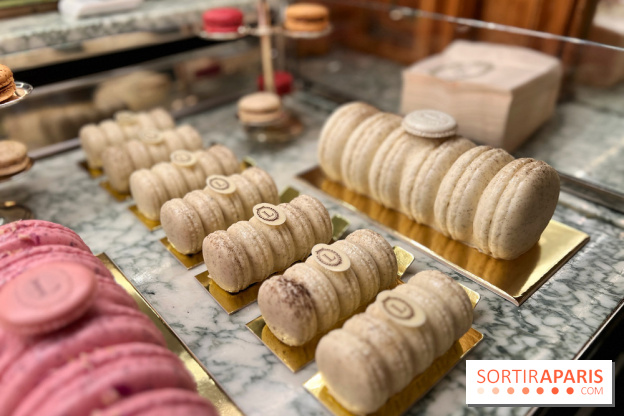 Ladurée - Bûches de Noël 2023 macarons