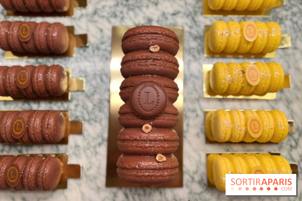 Ladurée - Bûches de Noël 2023 macarons