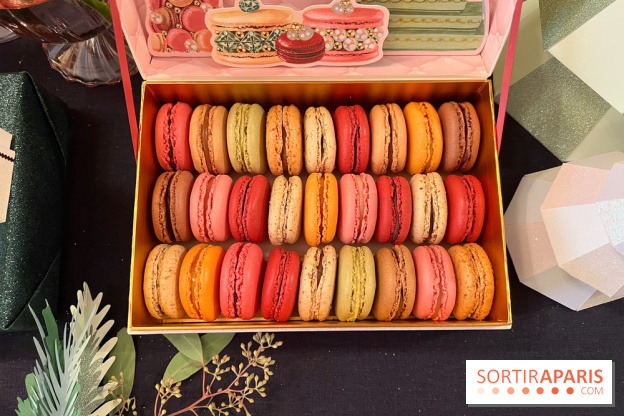 Ladurée - Bûches de Noël 2023 - Macarons