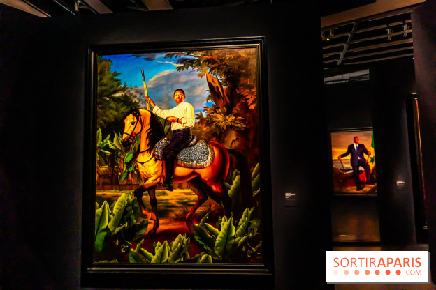 Exposition Kehinde Wiley - Dédale du Pouvoir - Musée du Quai Branly Jacques Chirac - photos  -  A7C2033