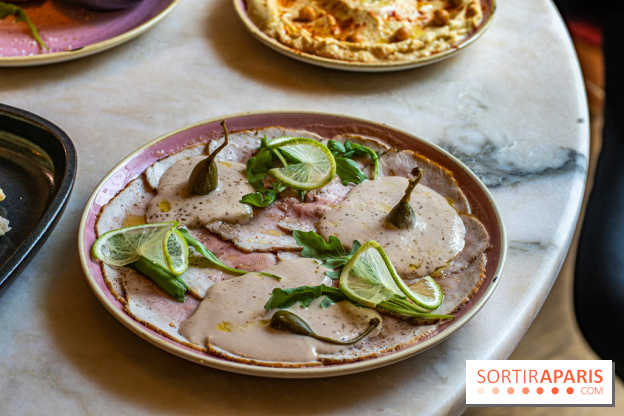 Pomelo bistrot méditerranéen Paris 2 -  vitello tonnato