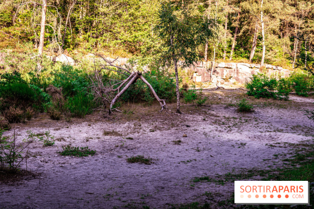 Le sentier des Maréchaux à Senlisse - Vallée de Chevreuse -  carrière de sable