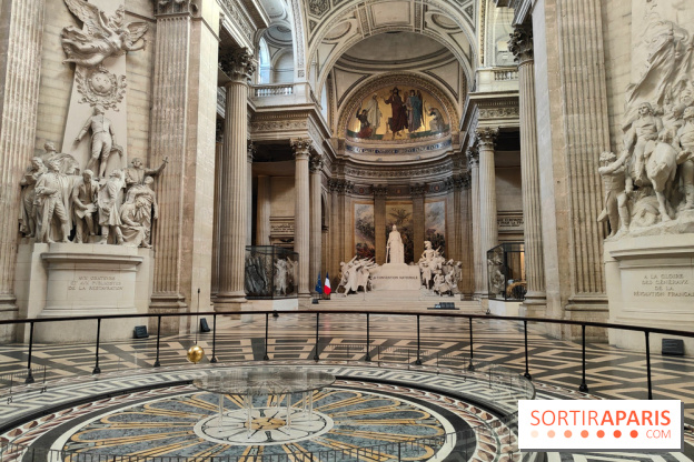 Le Panthéon à Paris - les photos intérieur - pendule Foucault