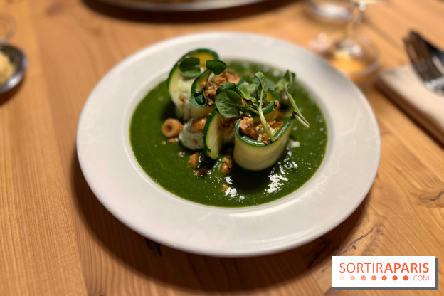 Facette - Courgettes, chèvre, épinards, noisettes