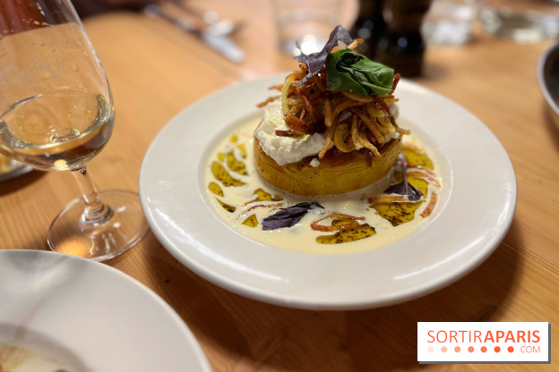 Facette - Tomate, burrata, ail noir