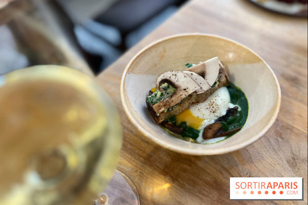 A Table ! - Oeuf parfait, champignons persillade