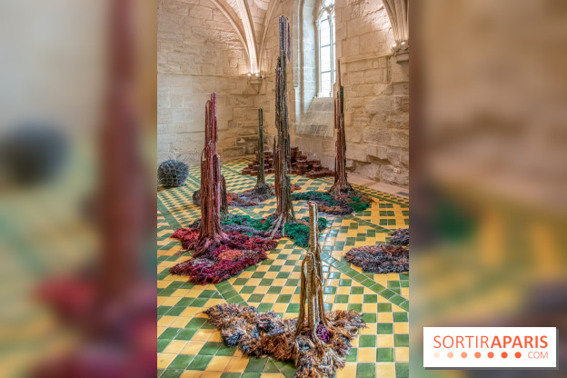 Exposition Entre Les Murs de Tanja Smeets et Karin van Dam Abbaye de Maubuisson