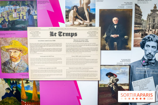 Tour Eiffel : une exposition inédite gratuite en hommage à Gustave Eiffel sur le parvis - nos photos