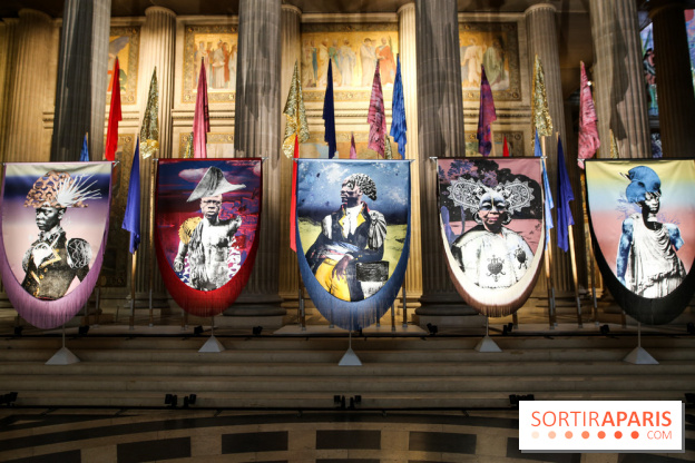 Raphaël Barontini, les photos de son installation monumentale au Panthéon