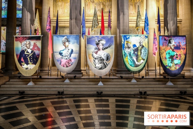 Raphaël Barontini, les photos de son installation monumentale au Panthéon