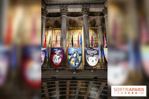 Raphaël Barontini, les photos de son installation monumentale au Panthéon