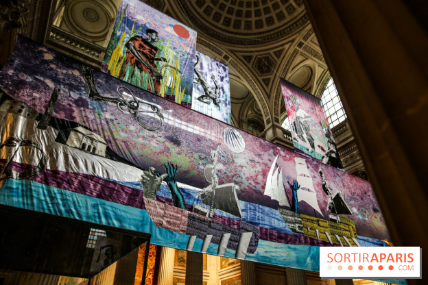 Raphaël Barontini, les photos de son installation monumentale au Panthéon - IMG 1455