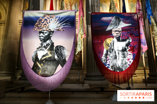 Raphaël Barontini, les photos de son installation monumentale au Panthéon
