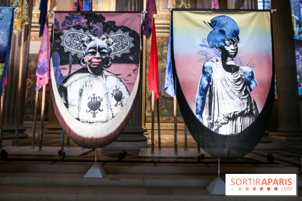 Raphaël Barontini, les photos de son installation monumentale au Panthéon