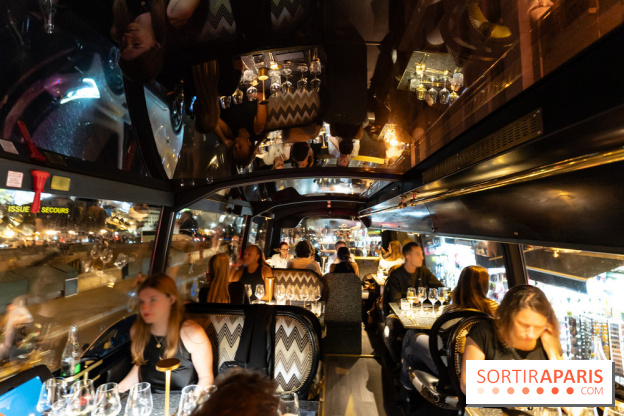 Bus Saint Germain 1920 - dîner dans un bus en traversant Paris  -  A7C3641