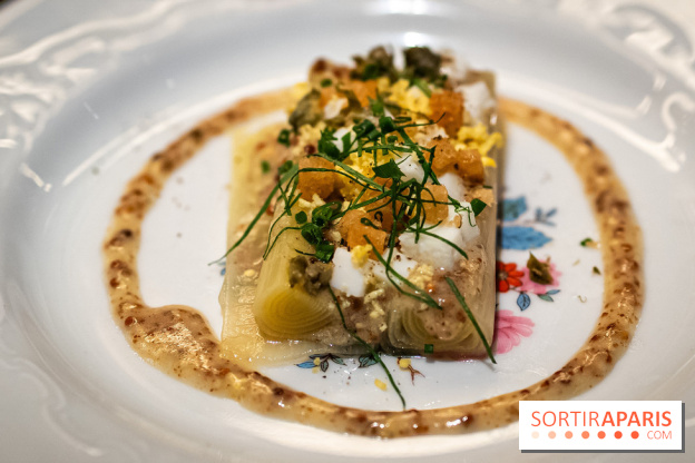 Bistrot Podium, le restaurant festif avec la carte de Glenn Viel -  poireau vinaigrette