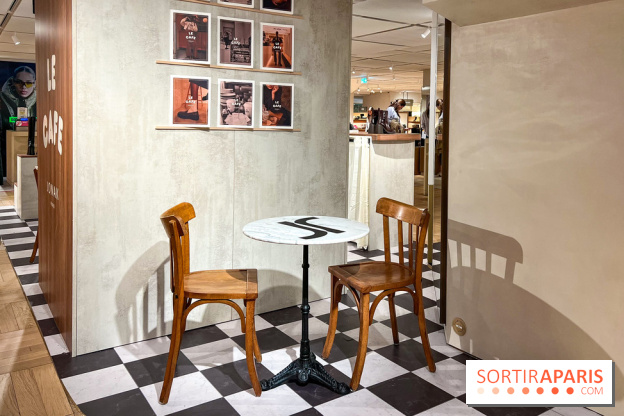 Café Jonak et collections chaussures marrons - Galeries Lafayette Haussmann
