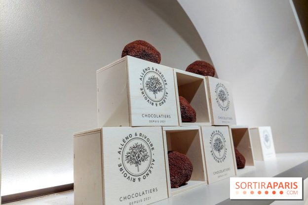 Bûche et chocolats de Noël 2023 signés Alléno & Rivoire - 20230922 100450