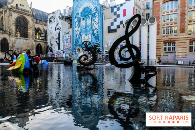 La Fontaine Stravinsky rénovée à Paris, nos photos