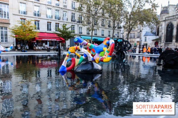La Fontaine Stravinsky rénovée à Paris, nos photos