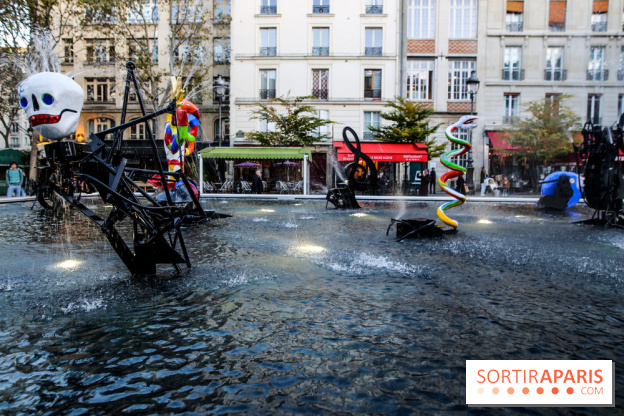 La Fontaine Stravinsky rénovée à Paris, nos photos