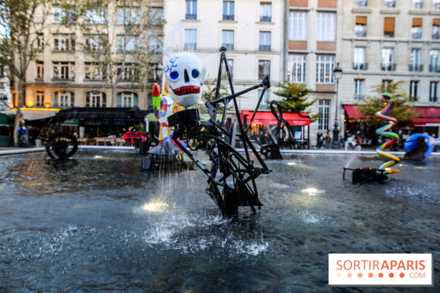 La Fontaine Stravinsky rénovée à Paris, nos photos