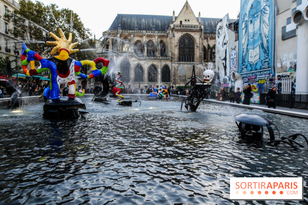 La Fontaine Stravinsky rénovée à Paris, nos photos