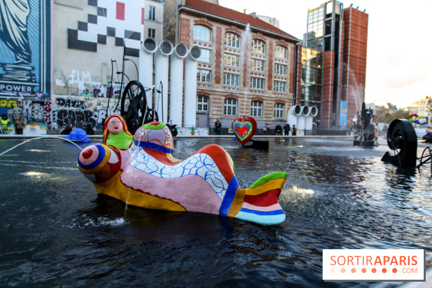 La Fontaine Stravinsky restaurée à Paris, nos photos