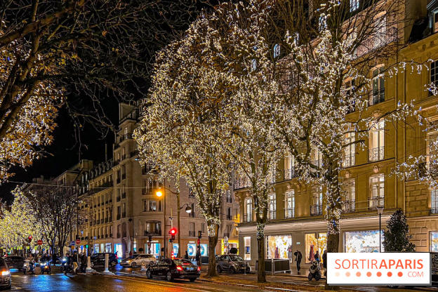 Les illuminations de Noël 2023 de l'Avenue Montaigne - cérémonie et décors féériques