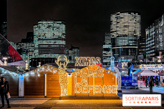 Le Marché de Noël 2023 de La Défense - Père Noël, spots photo illuminés, créateurs et stands gourmands