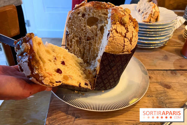 Panettone de Noël 2023 Christophe Louie x Dammann Frères