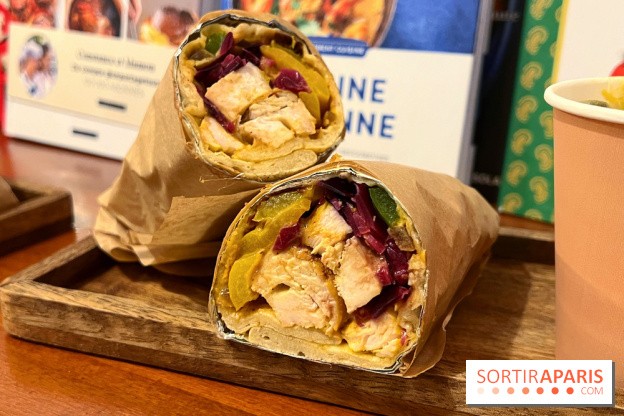 Kuna, naan indien façon street-food - Naan poulet