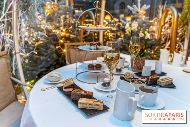 Le Tea Time du Joy à l'Hôtel Fouquet's sur sa terrasse d'hiver enchantée -  A7C9645
