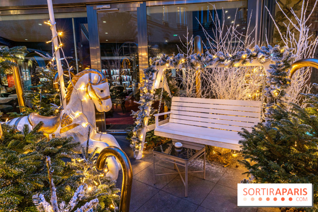 Le Tea Time du Joy à l'Hôtel Fouquet's sur sa terrasse d'hiver enchantée -  A7C9667