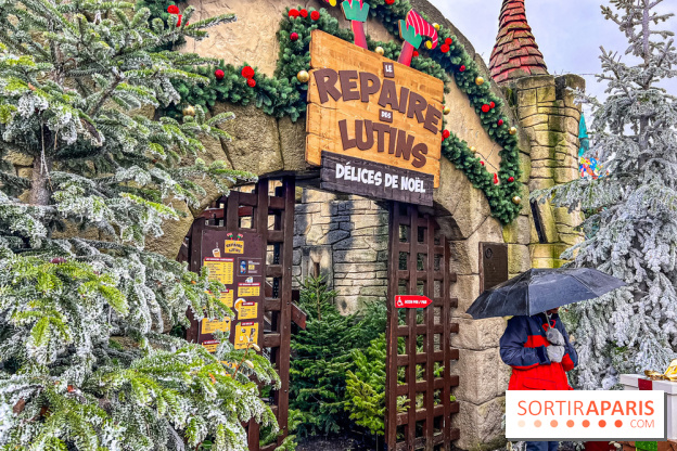 Noël au Parc Astérix 2023, sentier de lumières et patinoire - IMG 4924