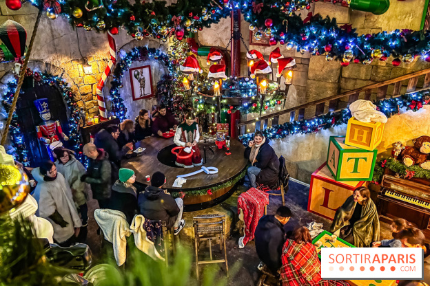 Noël au Parc Astérix 2023, sentier de lumières et patinoire