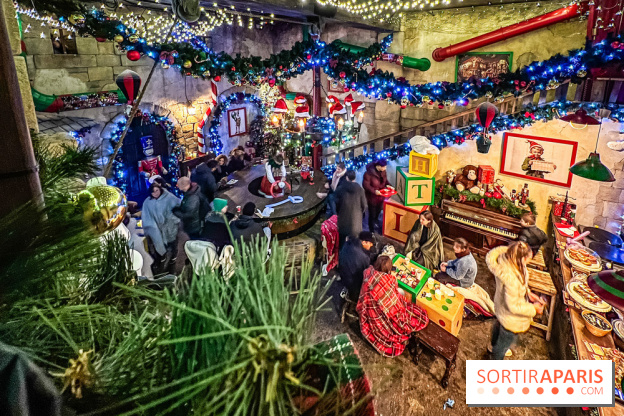 Noël au Parc Astérix 2023, sentier de lumières et patinoire - IMG 4935