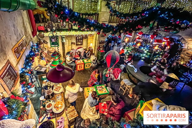 Noël au Parc Astérix 2023, sentier de lumières et patinoire - IMG 4936