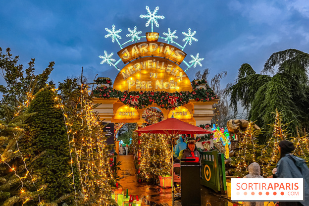 Noël au Parc Astérix 2023, sentier de lumières et patinoire
