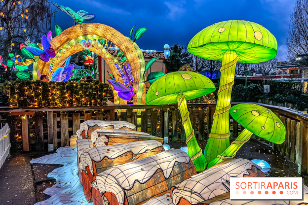 Noël au Parc Astérix 2023, sentier de lumières et patinoire
