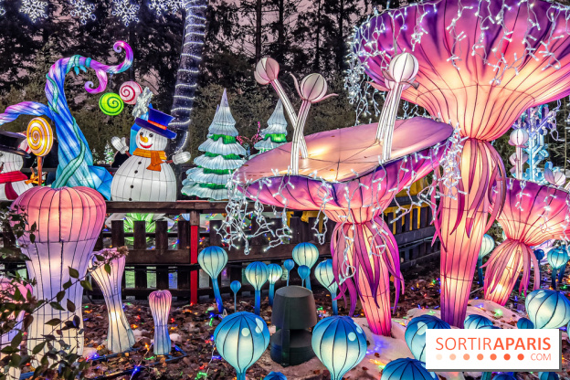 Noël au Parc Astérix 2023, sentier de lumières et patinoire