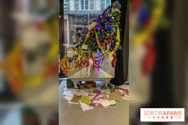 Exposition de Goin à la galerie La Lison : Santa Claus doesn't exist - IMG 3145