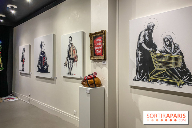 Exposition de Goin à la galerie La Lison : Santa Claus doesn't exist - IMG 3161