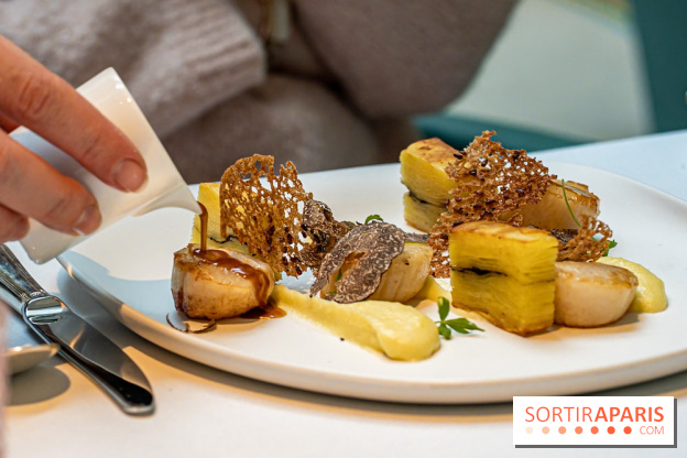 La Bauhinia par Quentin Testart au Shangri La Paris -  saint Jacques truffe