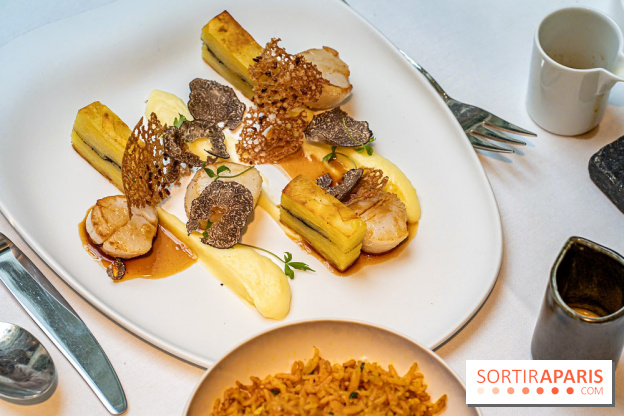 La Bauhinia par Quentin Testart au Shangri La Paris -  saint Jacques truffe