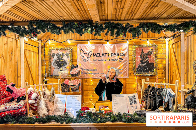 Marché de Noël 2023 au pied de la tour Eiffel - Quai Jacques Chirac